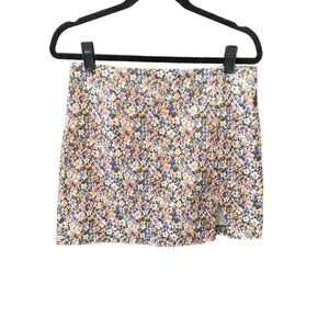 Wild Fable woman’s  floral skirt, zippered back, size 12